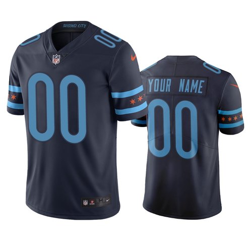 Men's Chicago Bears ACTIVE PLAYER Custom Navy 2019 City Edition Limited Stitched Jersey